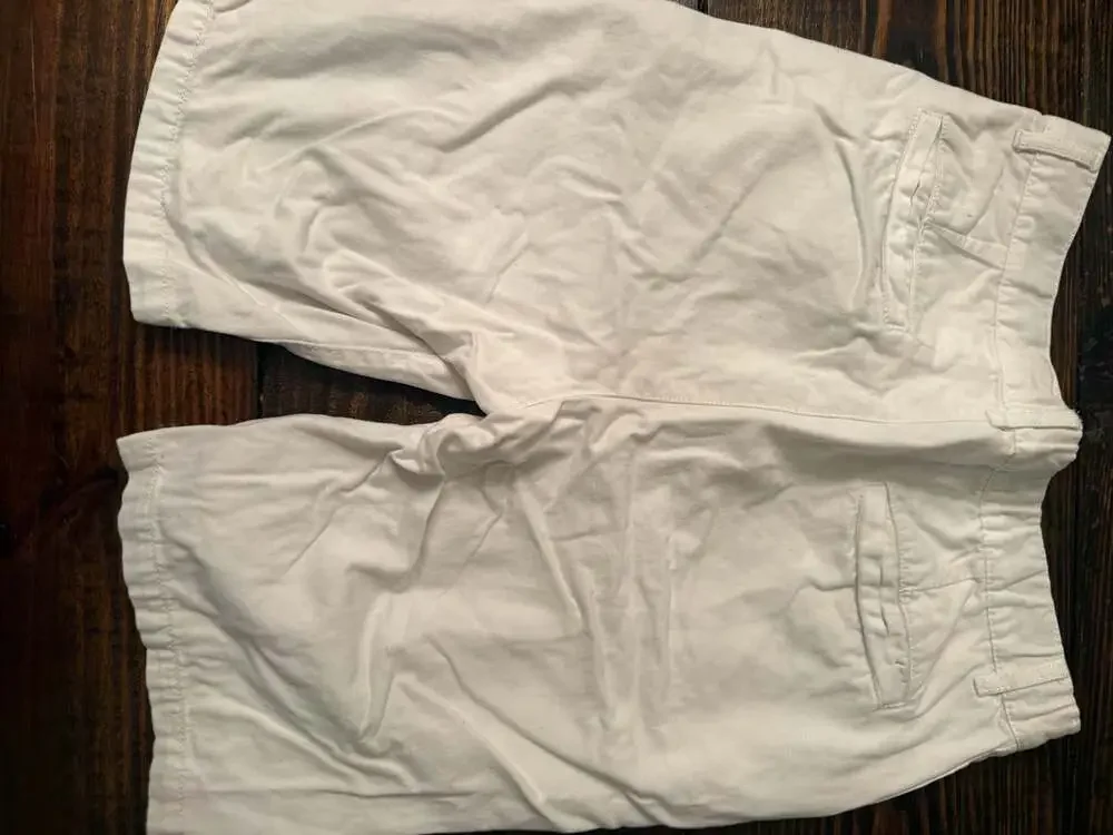 The Children's Place Boys White Chino Shorts Size 16